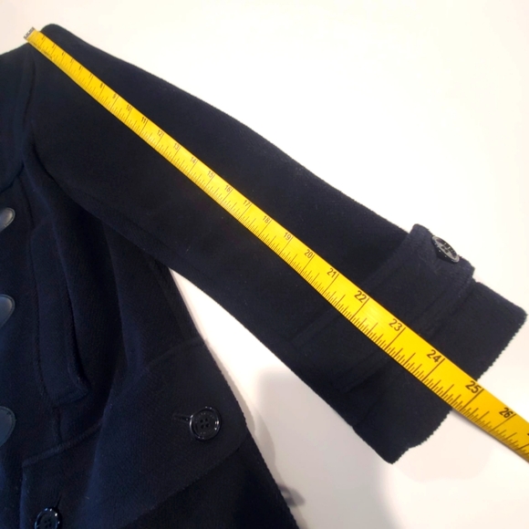 Burberry Burwood Black 100% Wool Duffle Toggle & Zip Hooded Coat - Picture 9 of 12